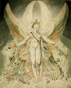 Satan in his Original Glory: 'Thou wast Perfect till Iniquity was Found in Thee' circa 1805 by William Blake 1757-1827